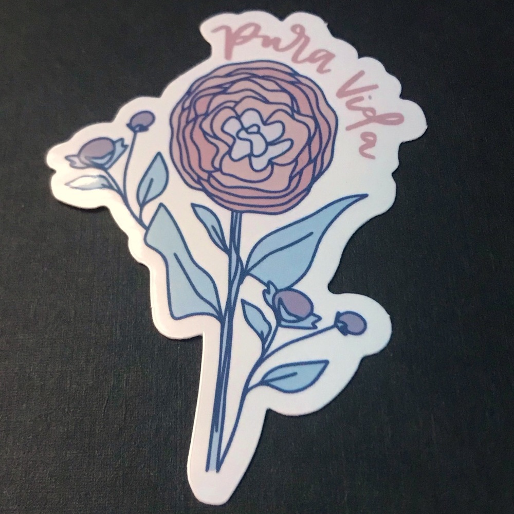 Pura vida brand sticker💫